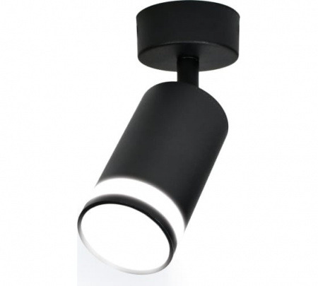 Светильник накладной ARTON поворотный цилиндр 55х100 GU10, алюминий/стекло, черный REV Ritter